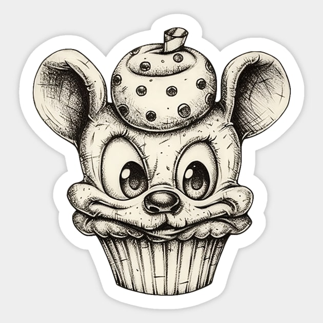 Cupcake mister mouse Sticker by stkUA